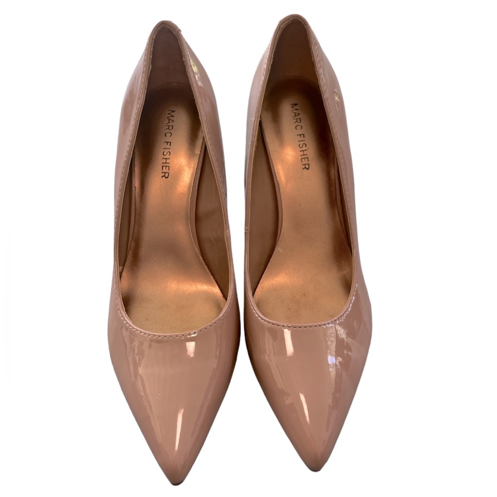 Marc Fisher PVC Nude Heels